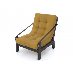 Кресло ARSKO Локи Textile желтое