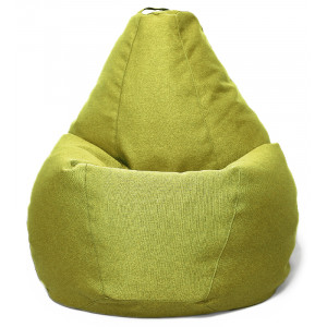 Кресло мешок Груша рогожка Green