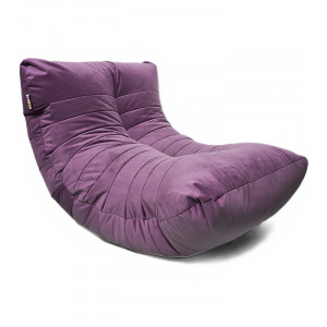Кресло Кокон велюр пурпур