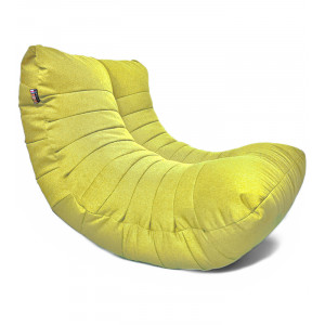 Кресло Кокон рогожка зеленый