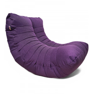 Кресло Кокон рогожка фиолетовый