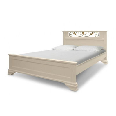 Кровать из сосны ВМК Шале Феникс с ковкой-0